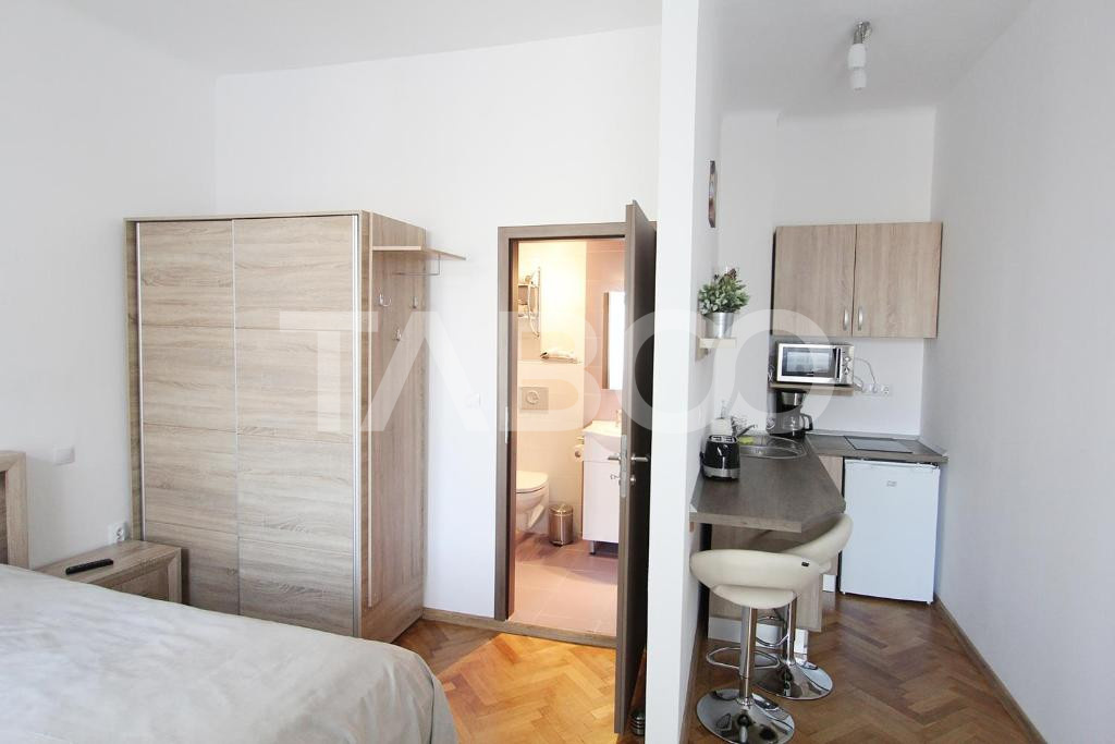 4 garsoniere pregatite pentru regim hotelier in Centrul Istoric Sibiu
