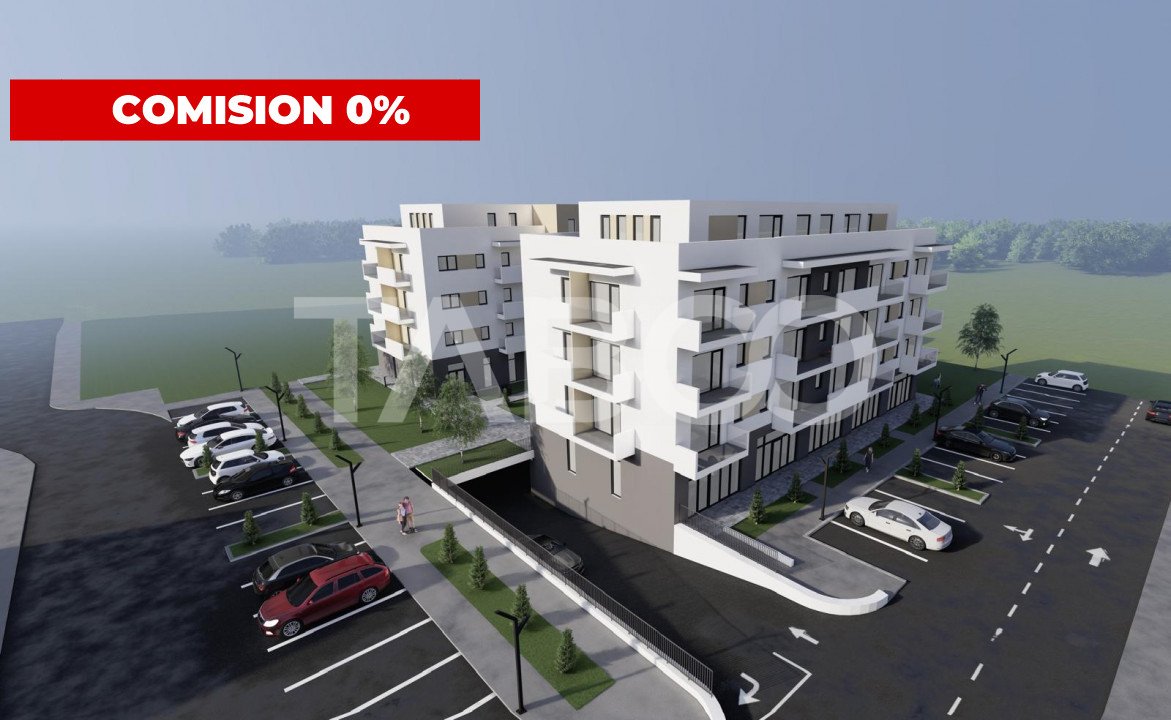 Apartament 2 camare 2 balcoane 54 mpu  loc de parcare inclus 
