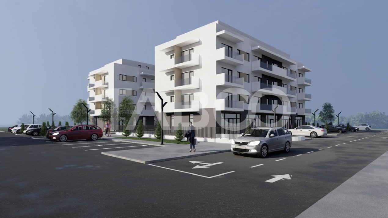 Apartament 2 camare 2 balcoane 54 mpu  loc de parcare inclus 