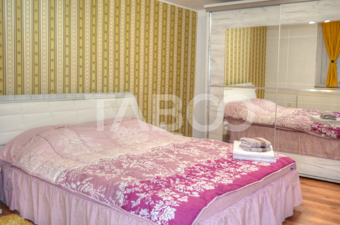 Apartament 2 camere 44 mp utili ETAJ 1 curte amenajata central Sibiu