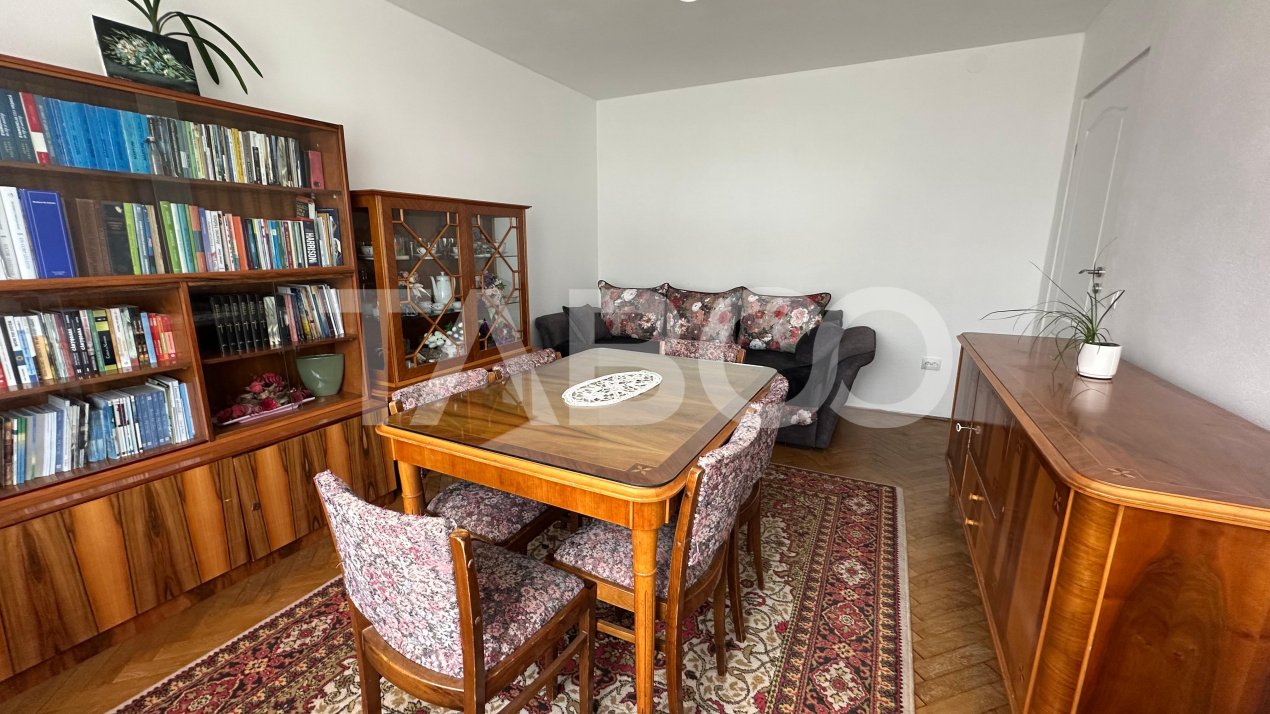 Apartament 2 camere 45 mpu mobilat utilat zona Terezian Sibiu