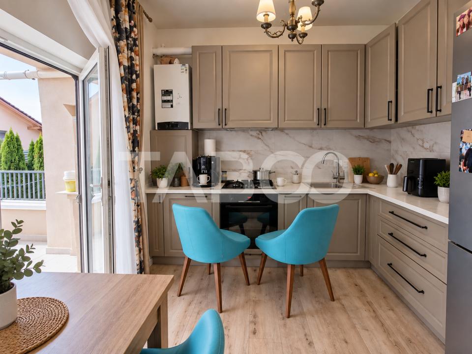 Apartament 2 camere 53 mpu etaj 1 terasa 37mp Selimbar Brana