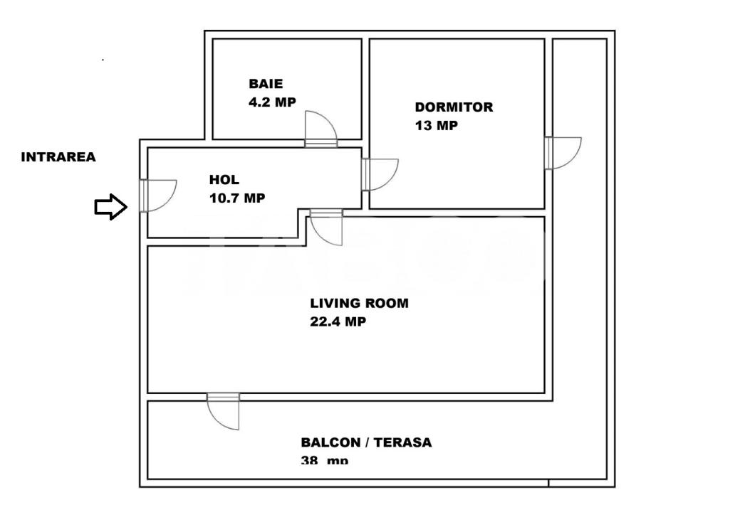Apartament 2 camere 53 mpu etaj 1 terasa 38mp Selimbar Brana