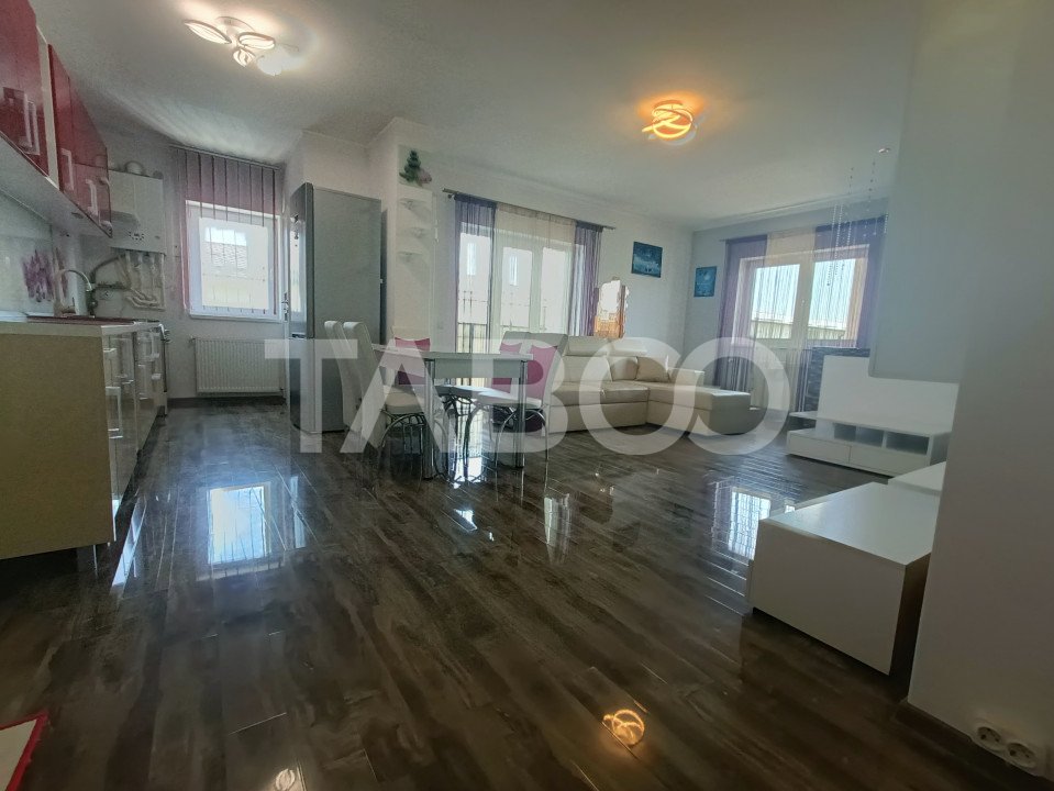 Apartament 2 camere 62 mp balcon de 21 mp si pod de vanzare Selimbar in Sibiu - Armoniei