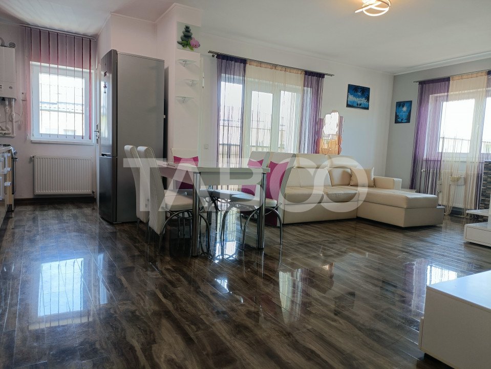 Apartament 2 camere 62 mp balcon de 21 mp si pod de vanzare Selimbar
