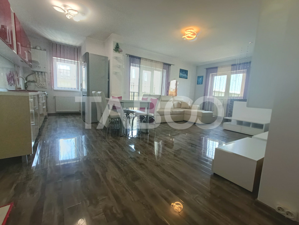 Apartament 2 camere 62 mpu balcon de 21 mp si pod de vanzare Selimbar