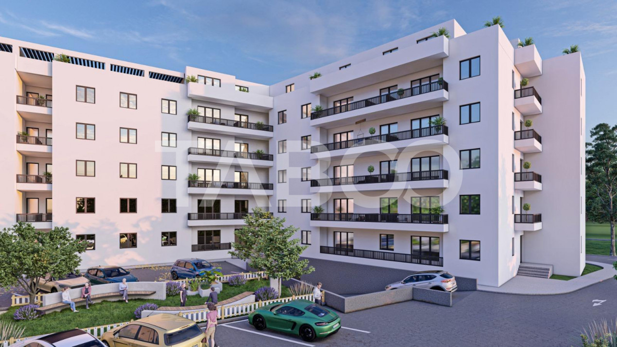 Apartament 2 camere 63 mpu 2 balcoane CONSTRUCTIE NOUA 2024 in Sibiu