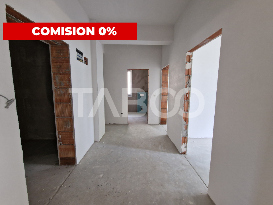 Apartament 2 camere 64 mpu decomandat 2 balcoane 12 mp Rahovei Sibiu