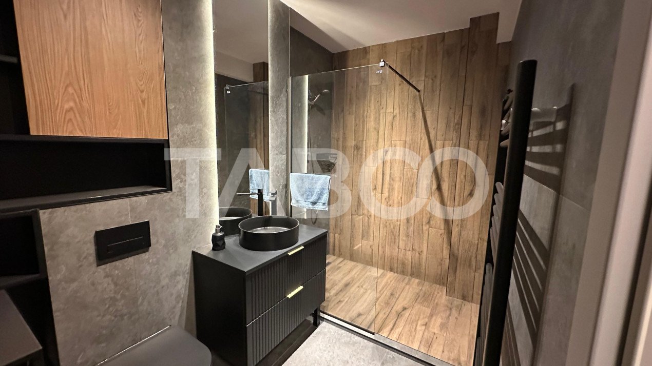Apartament 2 camere 65 mpu modern balcon zona Doamna Stanca Sibiu