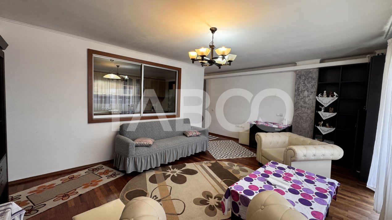 Apartament 2 camere 70mp de inchiriat mobilat terasa Tilisca Sibiu