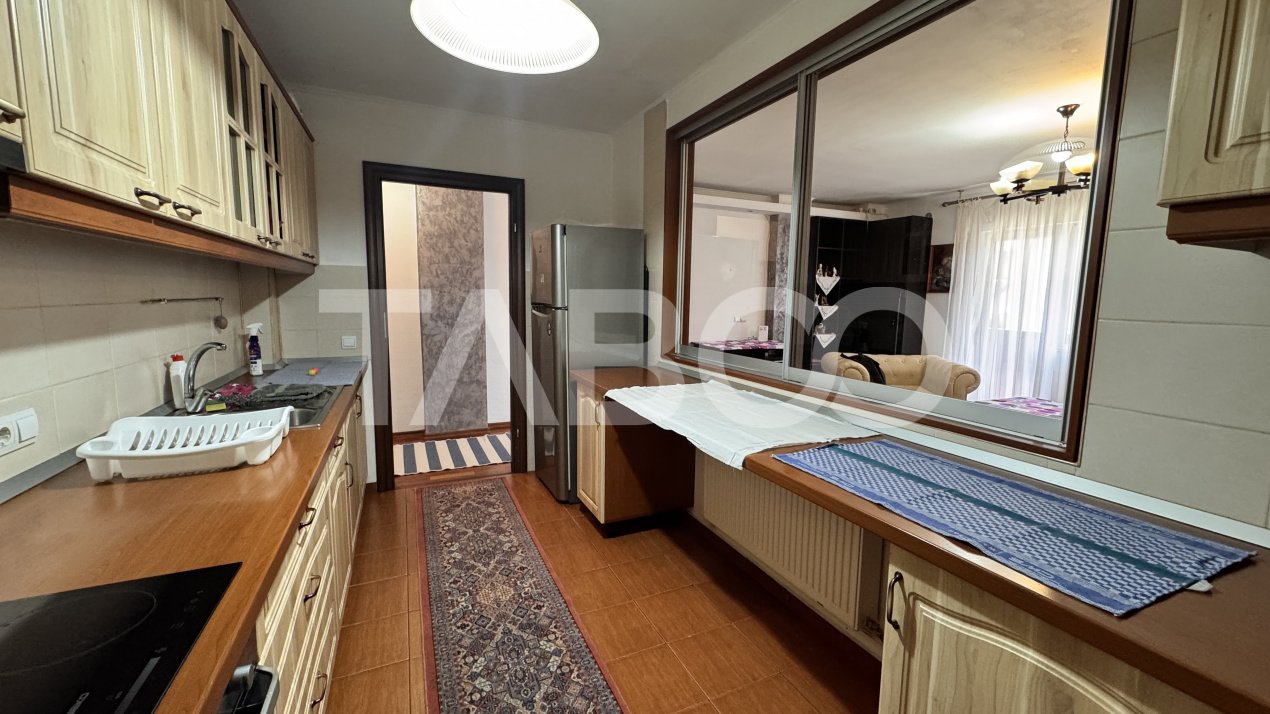 Apartament 2 camere 70mp de inchiriat mobilat terasa Tilisca Sibiu