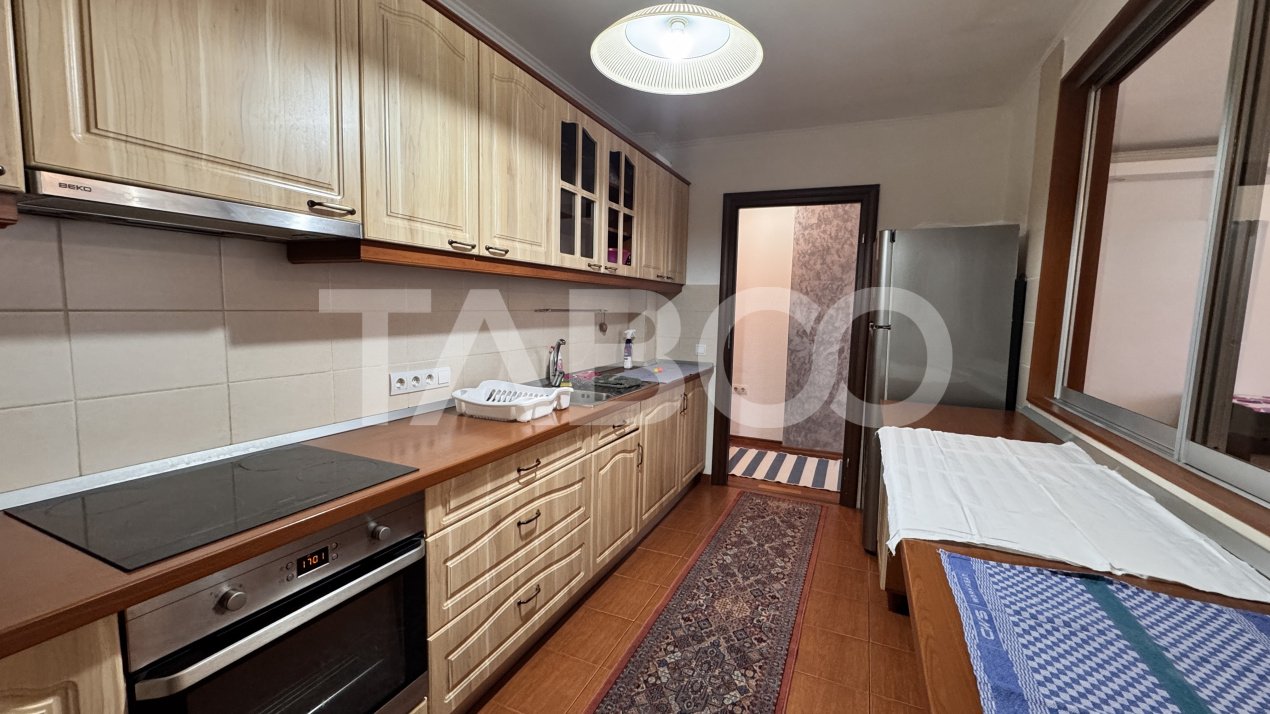 Apartament 2 camere 70mp de inchiriat mobilat terasa Tilisca Sibiu