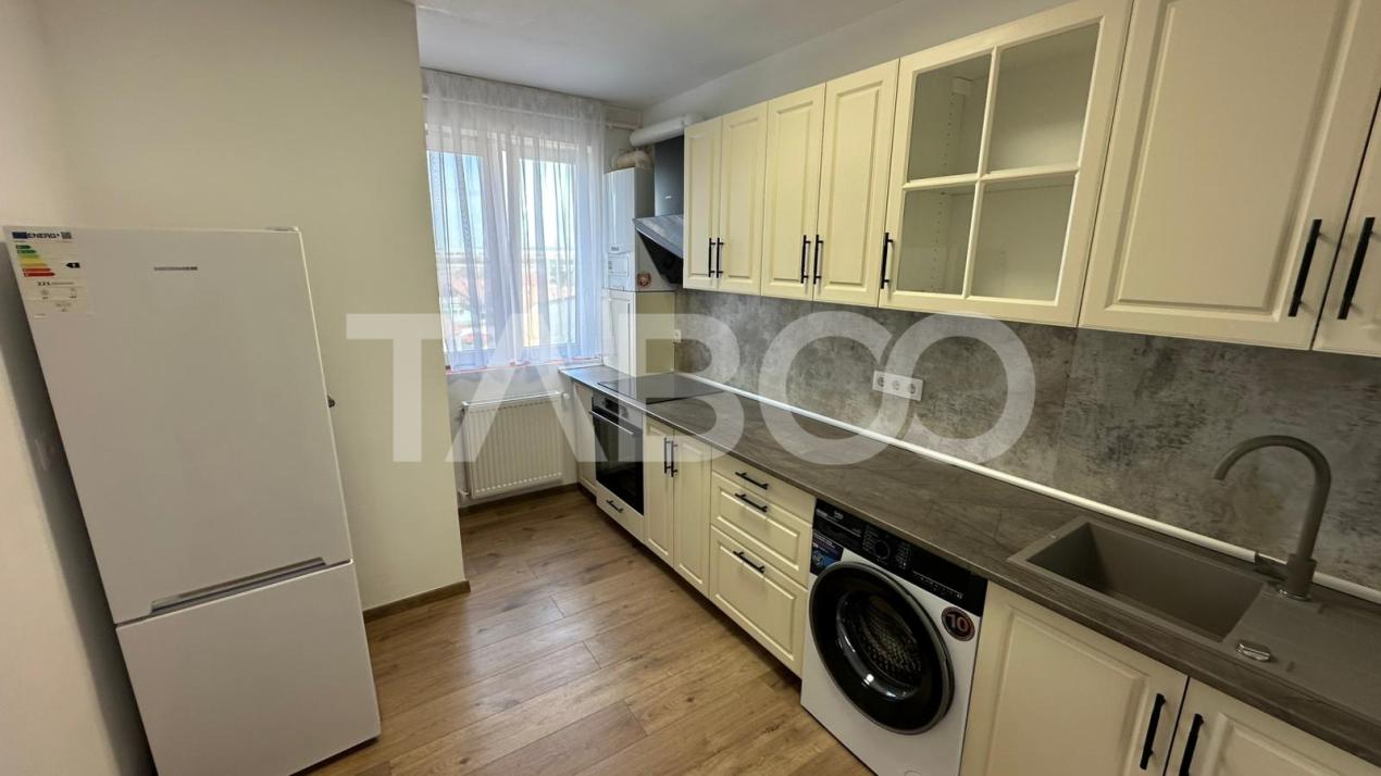 Apartament 2 camere balcon modern loc de parcare zona Turnisor Sibiu