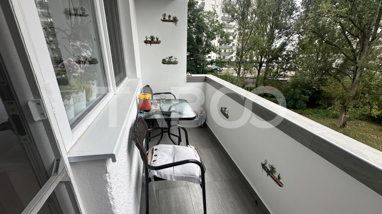 Apartament 2 camere cu balcon de inchiriat zona Rahovei Sibiu