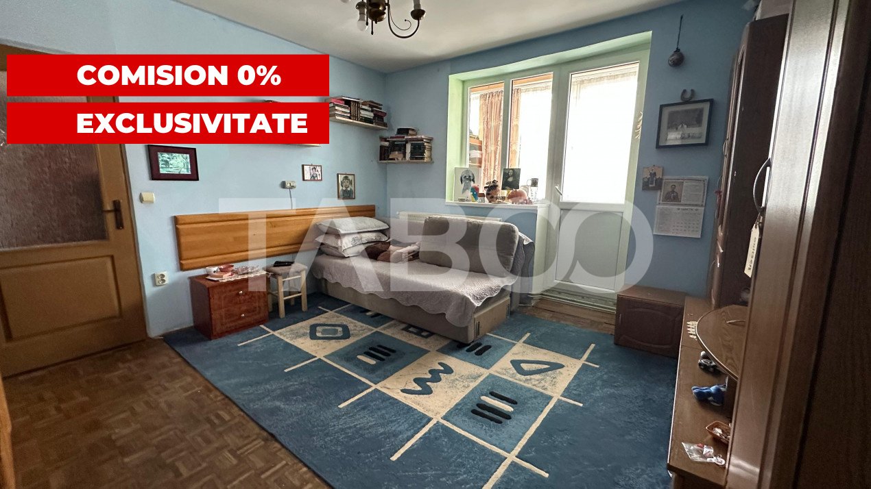 Apartament  2 camere cu balcon zona Mihai Viteazul Sibiu COMISION 0%