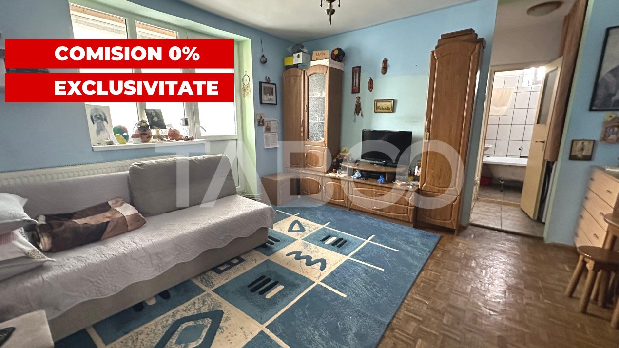 Apartament  2 camere cu balcon zona Mihai Viteazul Sibiu COMISION 0%
