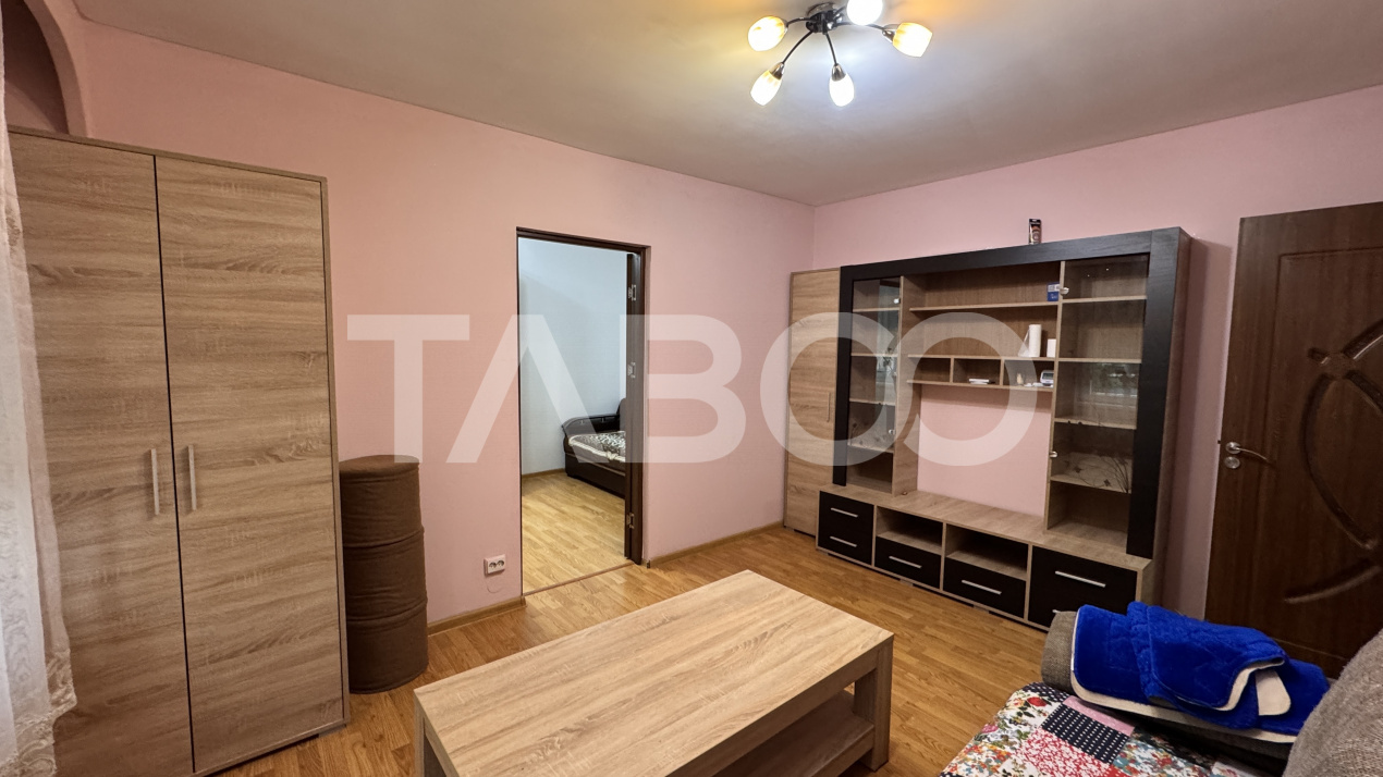 Apartament 2 camere de inchiriat 40 mpu mobilat utilat Vasile Aaron