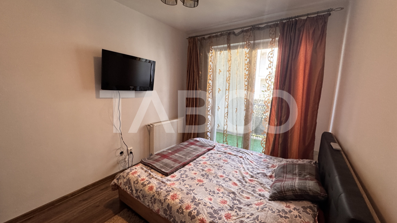 Apartament 2 camere de inchiriat 40mp mobilat utilat Lupeni Sibiu
