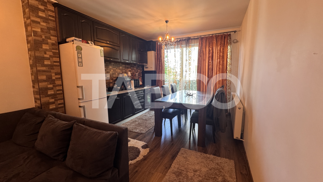 Apartament 2 camere de inchiriat 40mp mobilat utilat Lupeni Sibiu