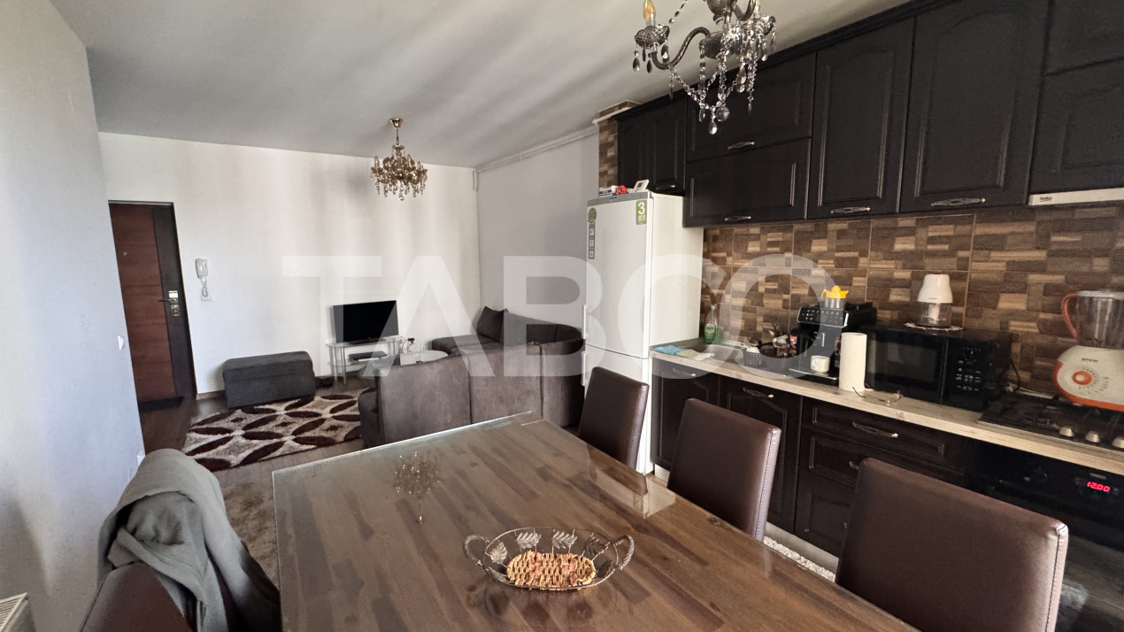 Apartament 2 camere de inchiriat 40mp mobilat utilat Lupeni Sibiu