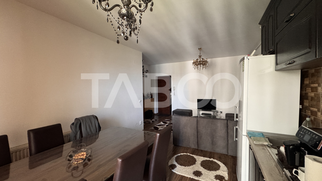 Apartament 2 camere de inchiriat 40mp mobilat utilat Lupeni Sibiu