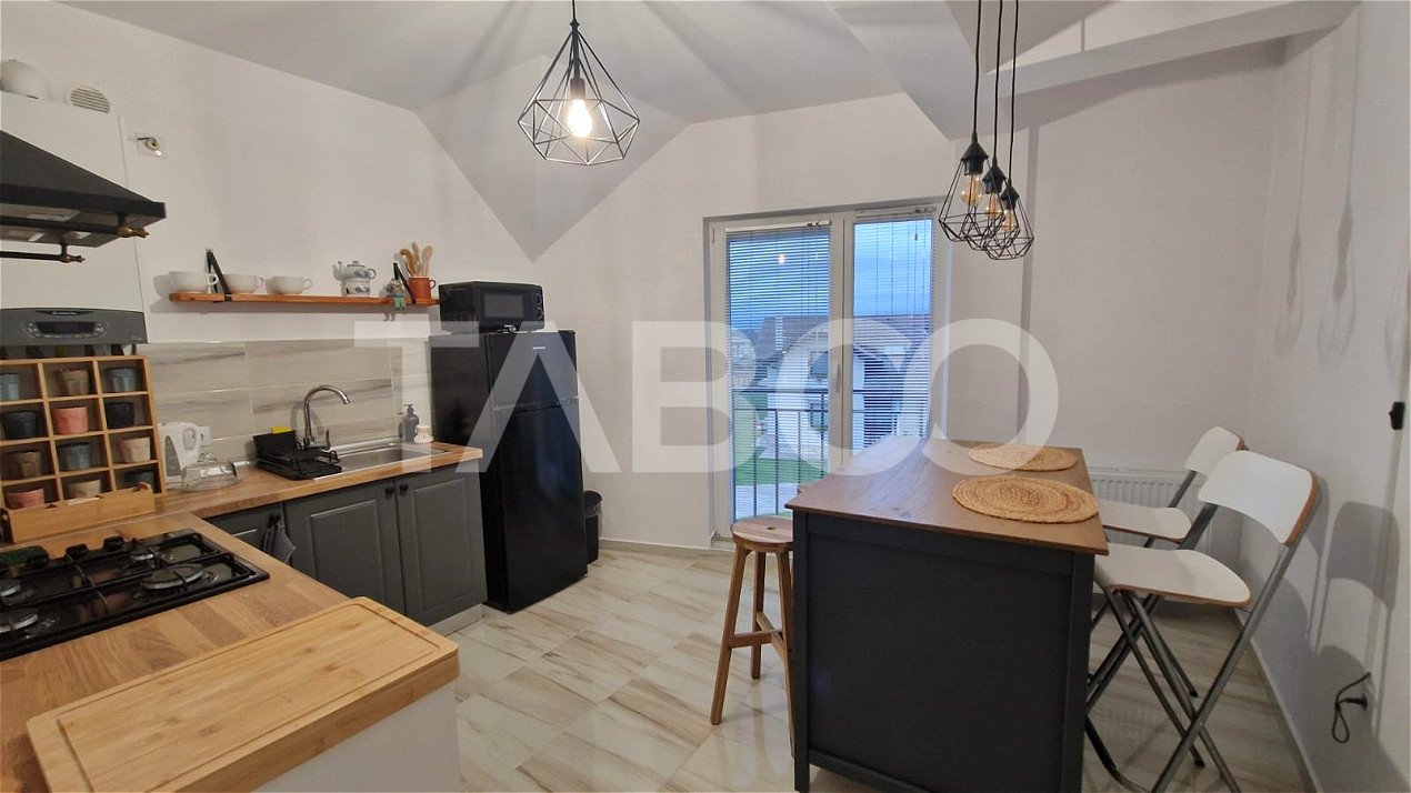 Apartament 2 camere de inchiriat 52 mpu mobilat utilat Selimbar