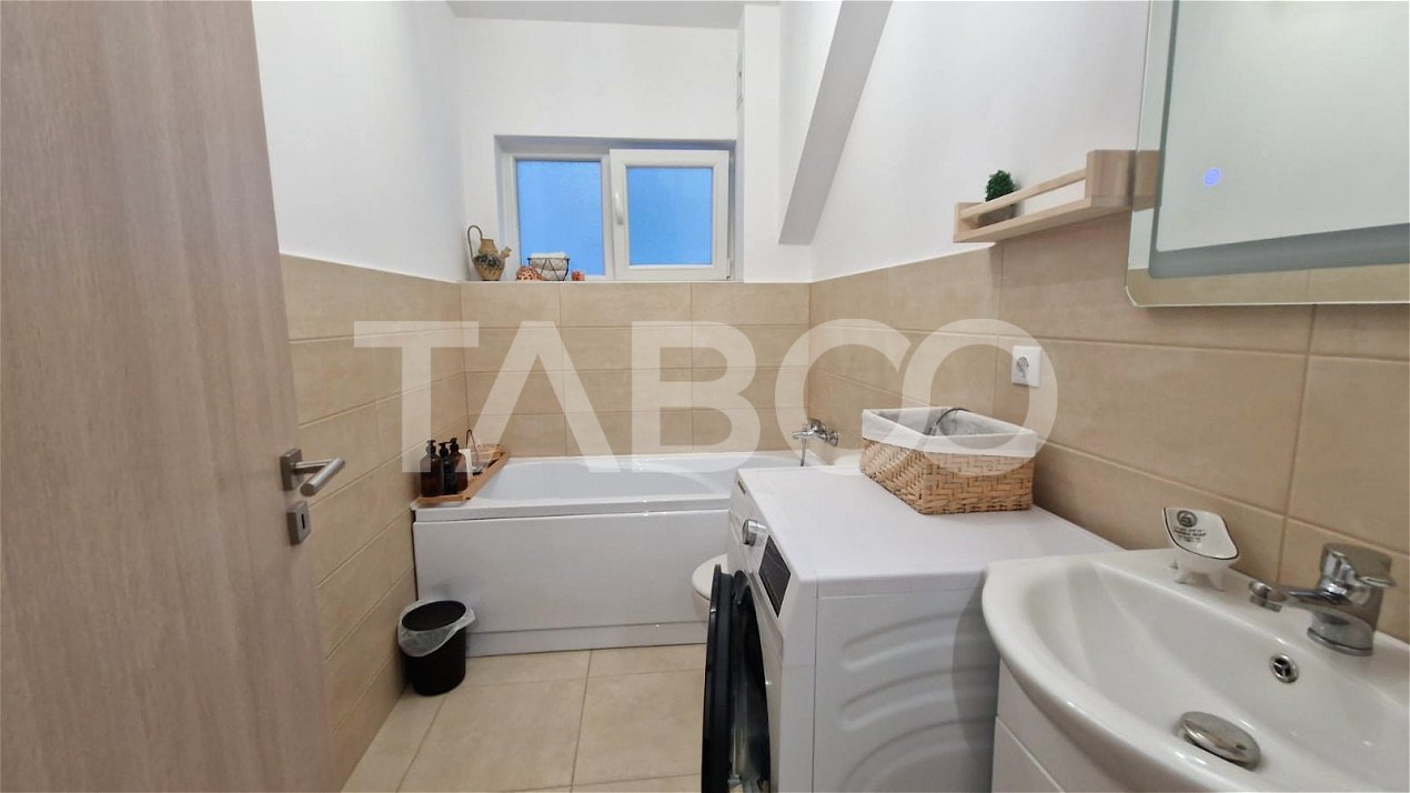 Apartament 2 camere de inchiriat 52 mpu mobilat utilat Selimbar
