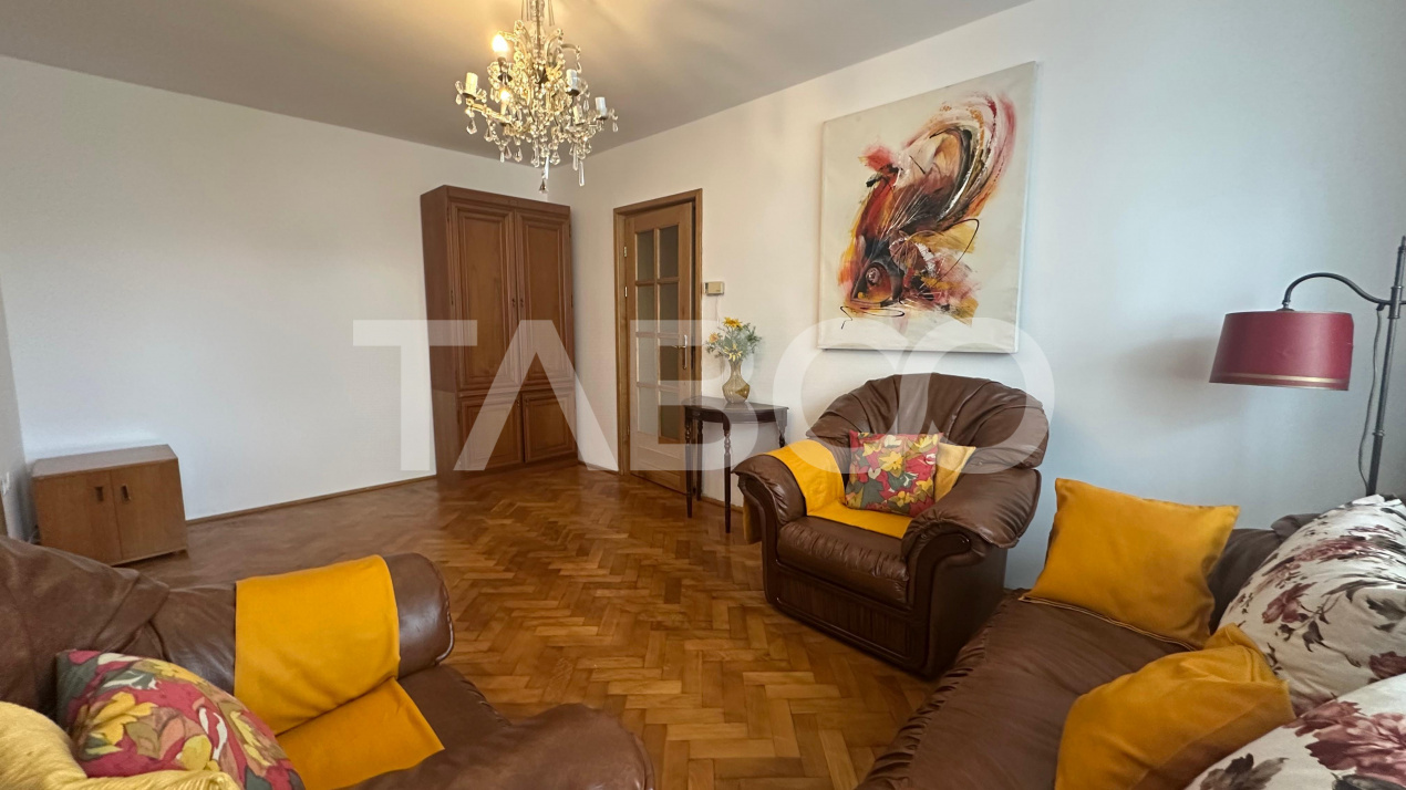 Apartament 2 camere de inchiriat cu balcon zona Mihai Viteazu Sibiu