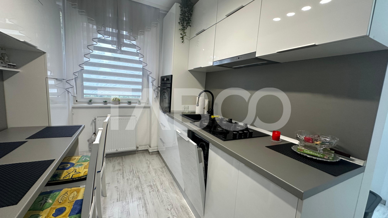 Apartament 2 camere de inchiriat cu balcon zona Rahovei Sibiu