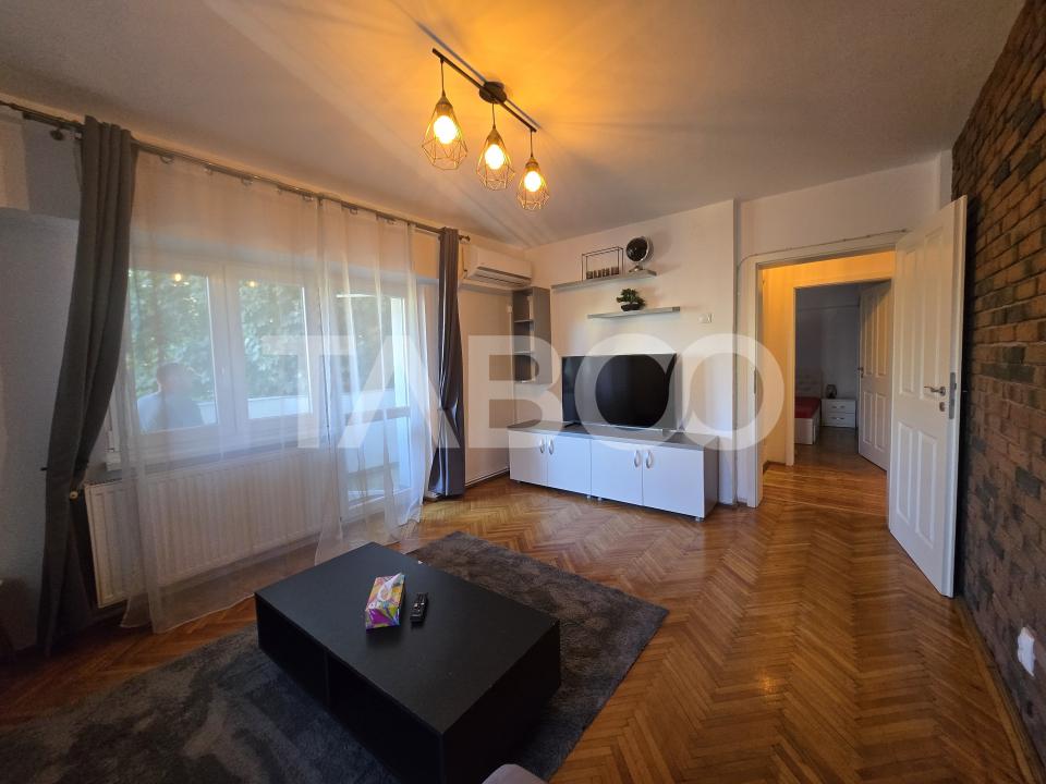 Apartament 2 camere de inchiriat decomandat 55 mp zona Sub Arini Sibiu