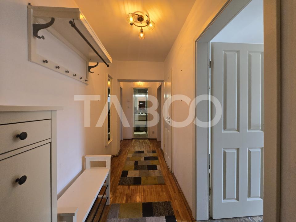 Apartament 2 camere de inchiriat decomandat 55mp zona Sub Arini Sibiu