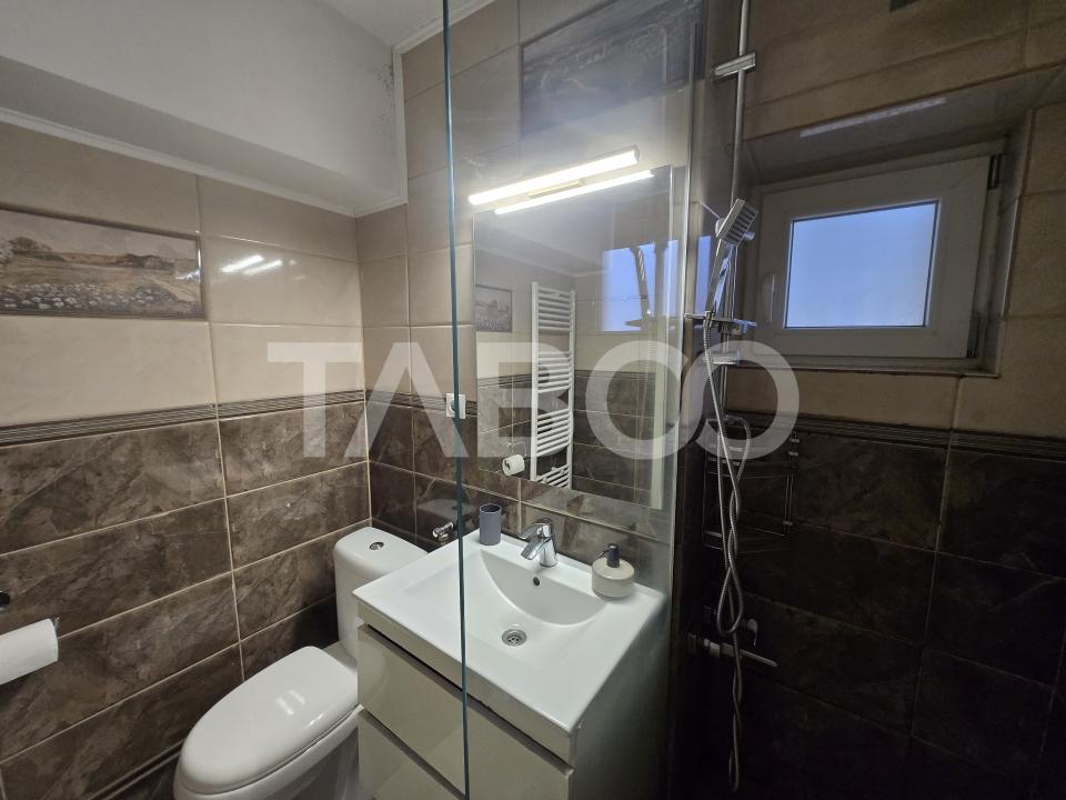Apartament 2 camere de inchiriat decomandat 55mp zona Sub Arini Sibiu