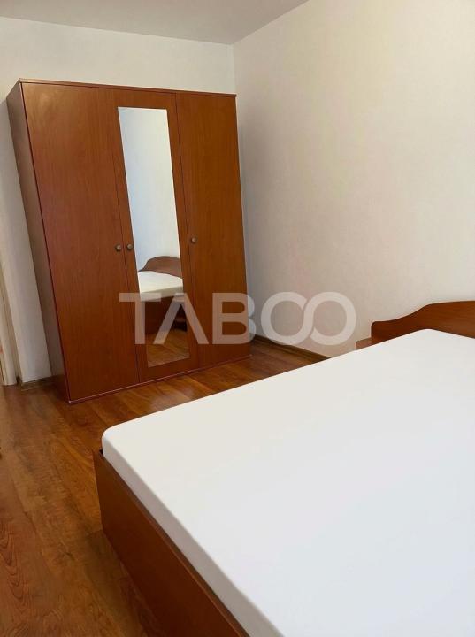 Apartament 2 camere de inchiriat decomandat 62 mpu zona Strand Sibiu