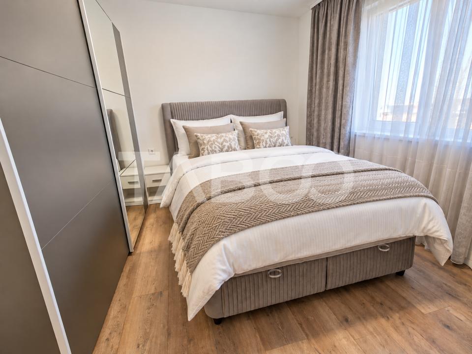 Apartament 2 camere de inchiriat etaj 1 lift balcon parcare D. Stanca