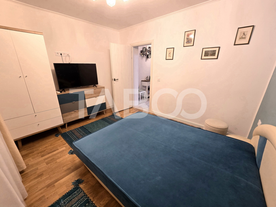 Apartament 2 camere de inchiriat mobilat modern pivnita Dioda Sibiu