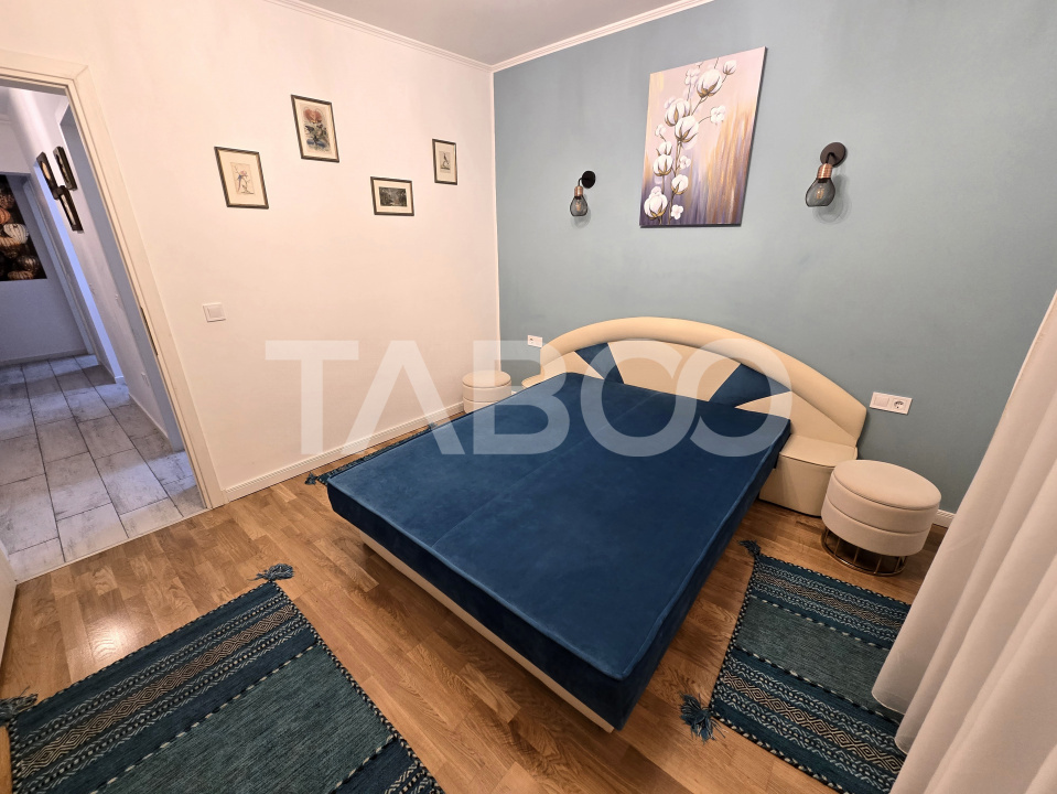 Apartament 2 camere de inchiriat mobilat modern pivnita Dioda Sibiu