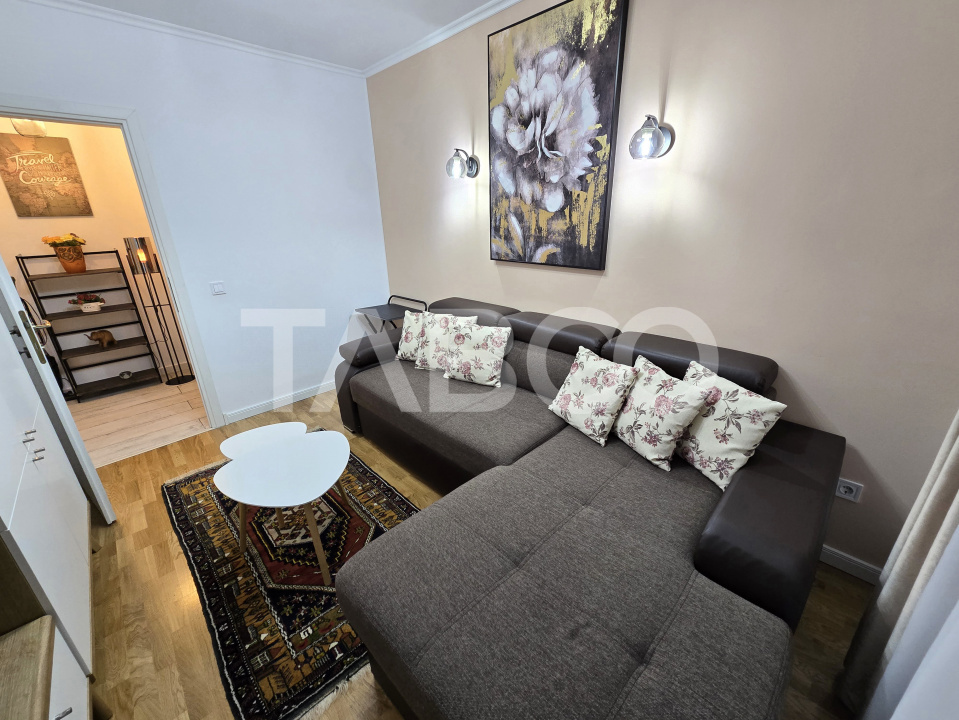Apartament 2 camere de inchiriat mobilat modern pivnita Dioda Sibiu