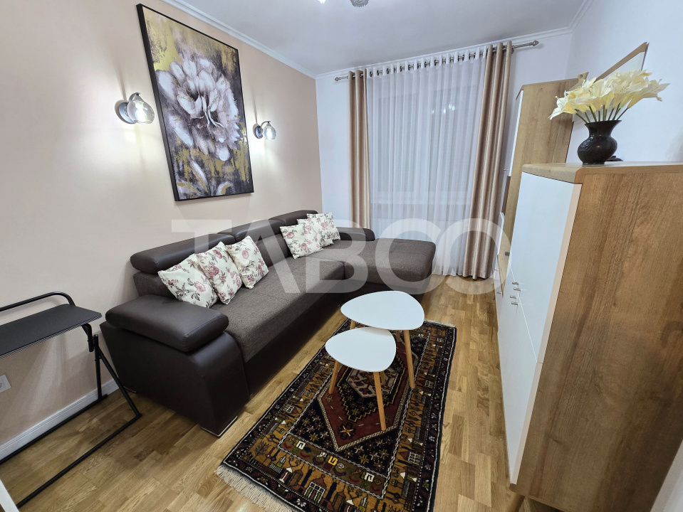 Apartament 2 camere de inchiriat mobilat modern pivnita Dioda Sibiu