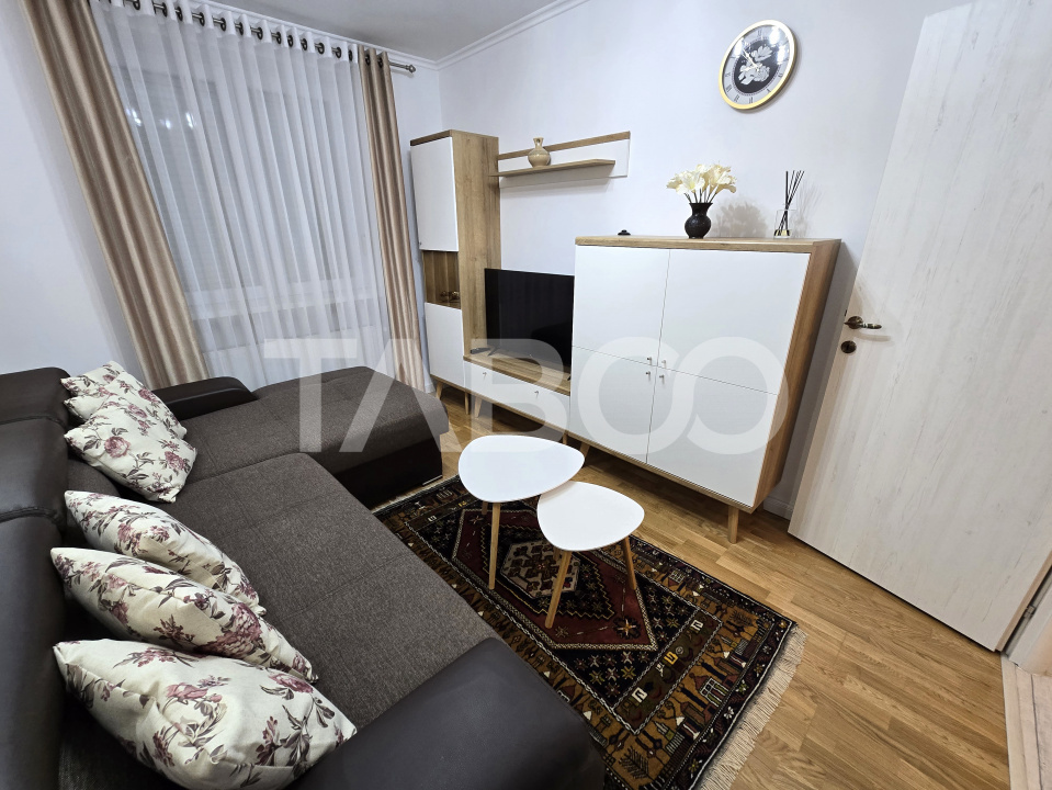 Apartament 2 camere de inchiriat mobilat modern pivnita Dioda Sibiu