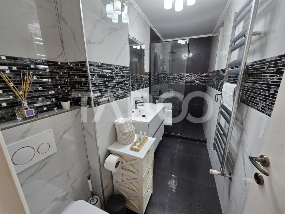 Apartament 2 camere de inchiriat mobilat modern pivnita Dioda Sibiu