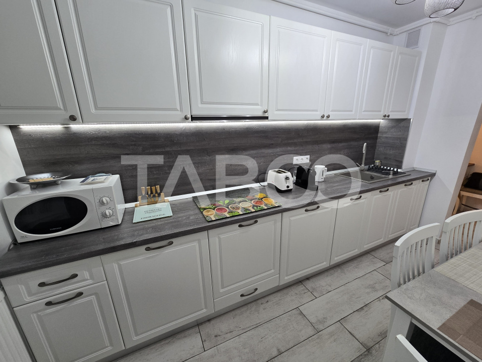 Apartament 2 camere de inchiriat mobilat modern pivnita Dioda Sibiu