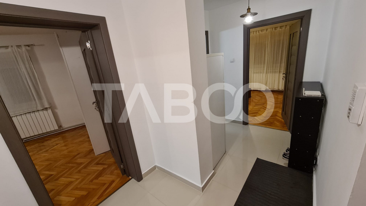 Apartament 2 camere de inchiriat mobilat utilat 48mp Strand Sibiu