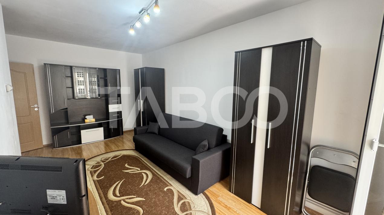 Apartament 2 camere de inchiriat MOBILAT UTILAT 48mpu Terezian Sibiu