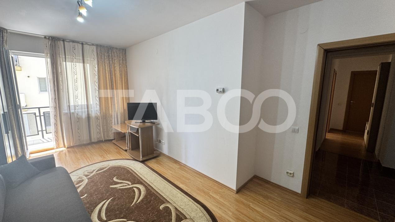Apartament 2 camere de inchiriat MOBILAT UTILAT 48mpu Terezian Sibiu