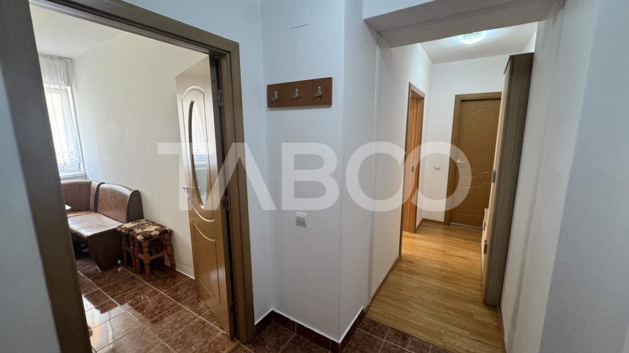 Apartament 2 camere de inchiriat MOBILAT UTILAT 48mpu Terezian Sibiu