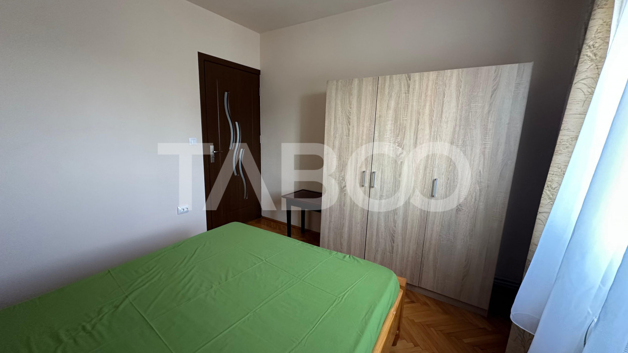 Apartament 2 camere de inchiriat zona Turnisor Sibiu 70 mpu si balcon 