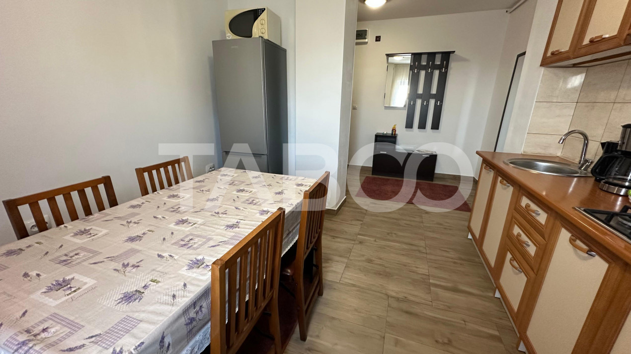 Apartament 2 camere de inchiriat zona Turnisor Sibiu 70 mpu si balcon 