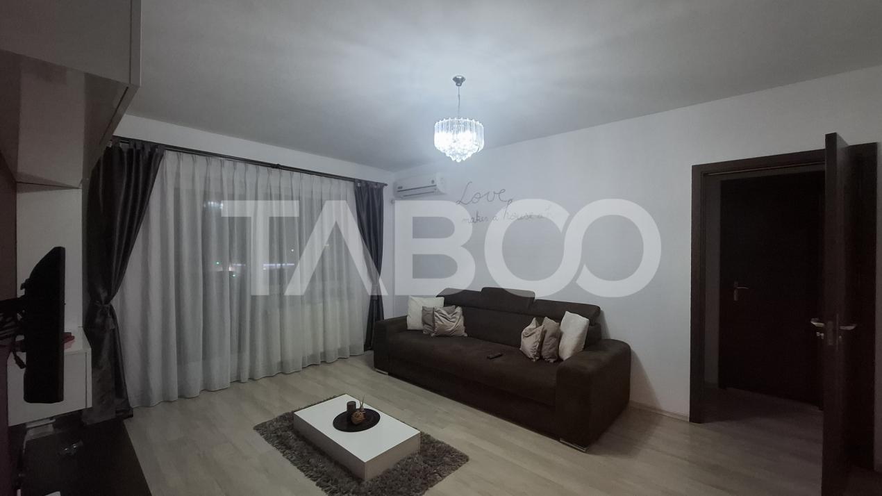 Apartament 2 camere de vanzare 56 mp 2 balcoane zona Turnisor Sibiu