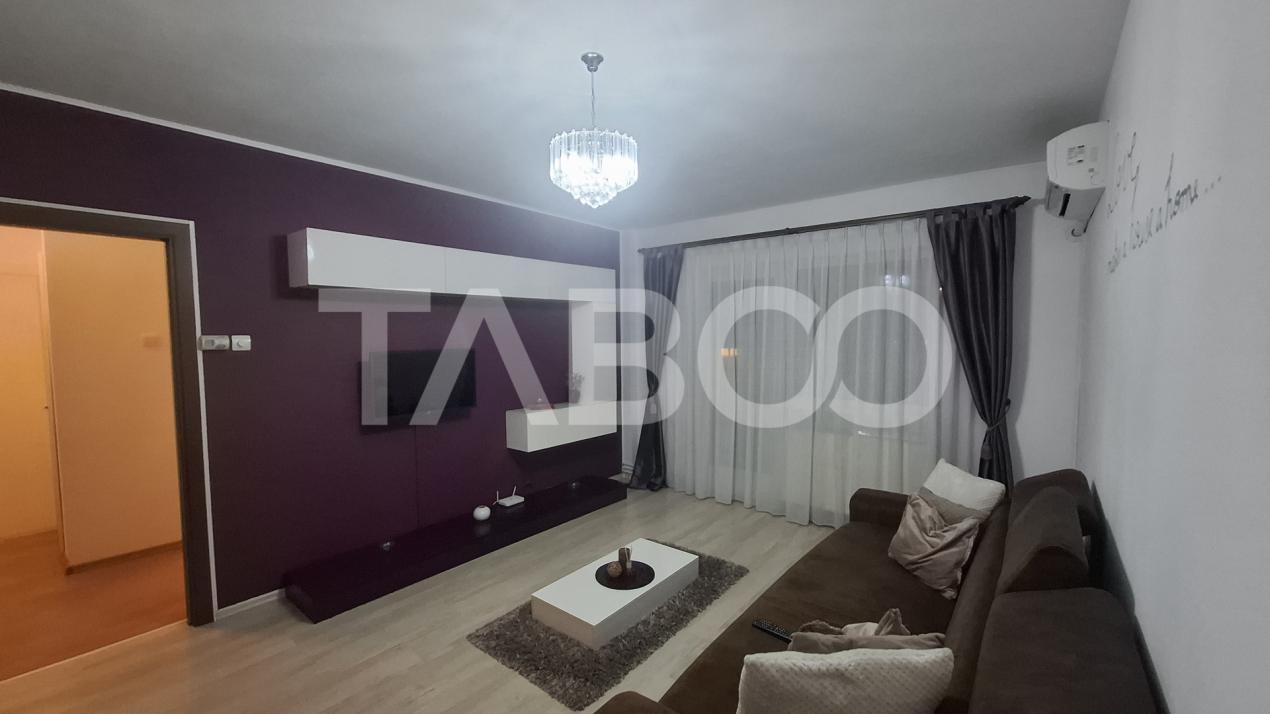 Apartament 2 camere de vanzare 56 mp 2 balcoane zona Turnisor Sibiu