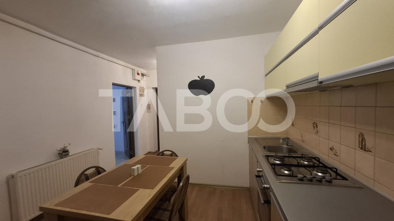Apartament 2 camere de vanzare 56 mp 2 balcoane zona Turnisor Sibiu